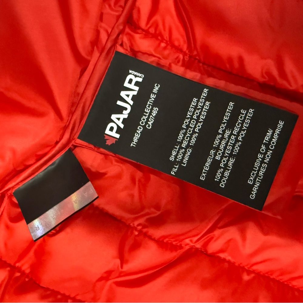 PAJAR OSPREY XL CURRENT RED PACKABLE JACKET - Picture 8 of 11